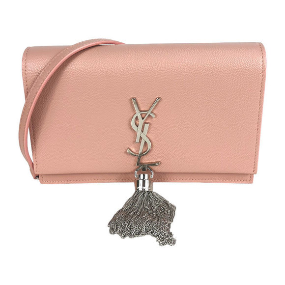 Saint Laurent Kate Chain Pink Shoulder Bag - Picture 1 of 9